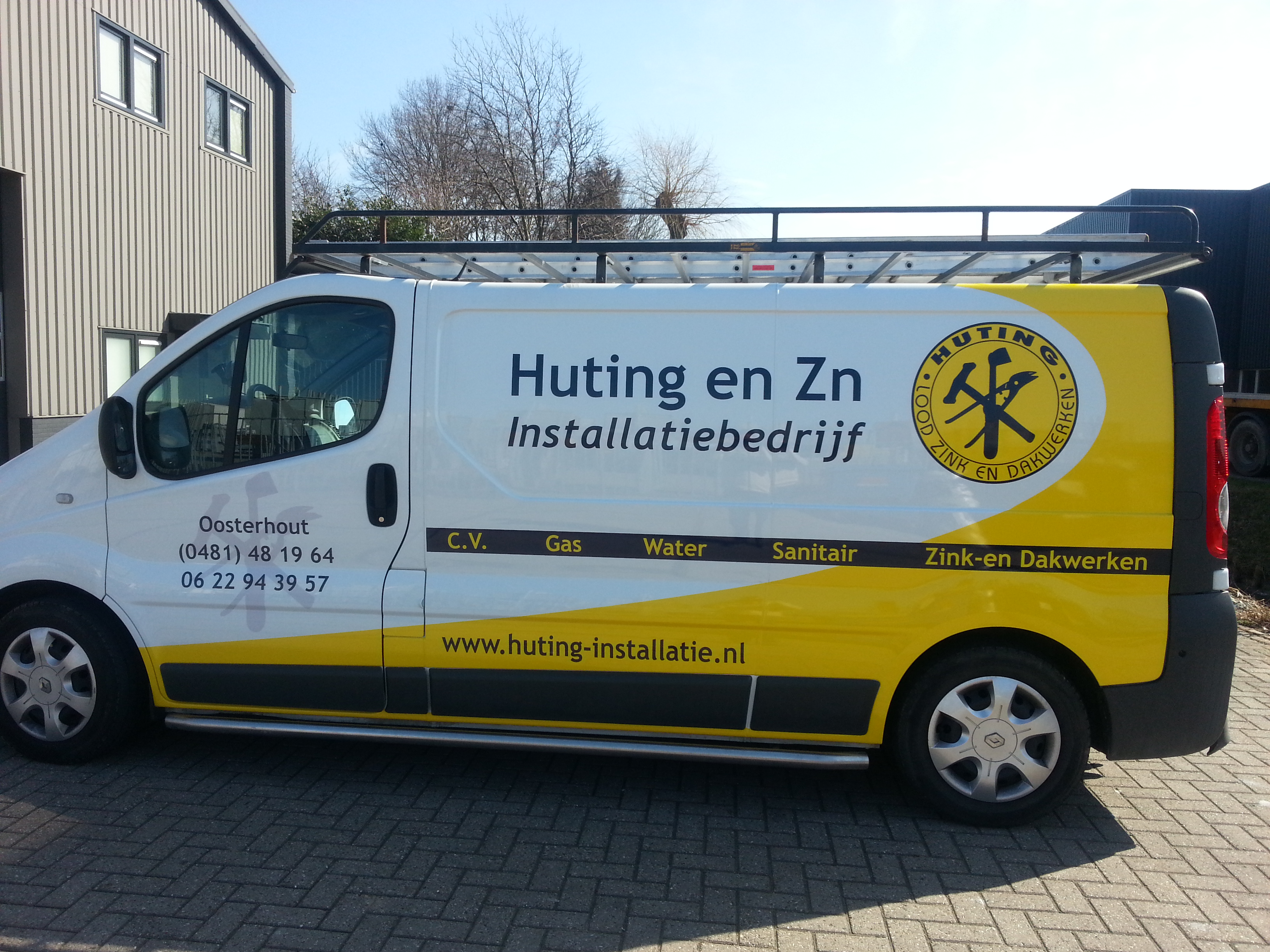 Bus huting-installatie